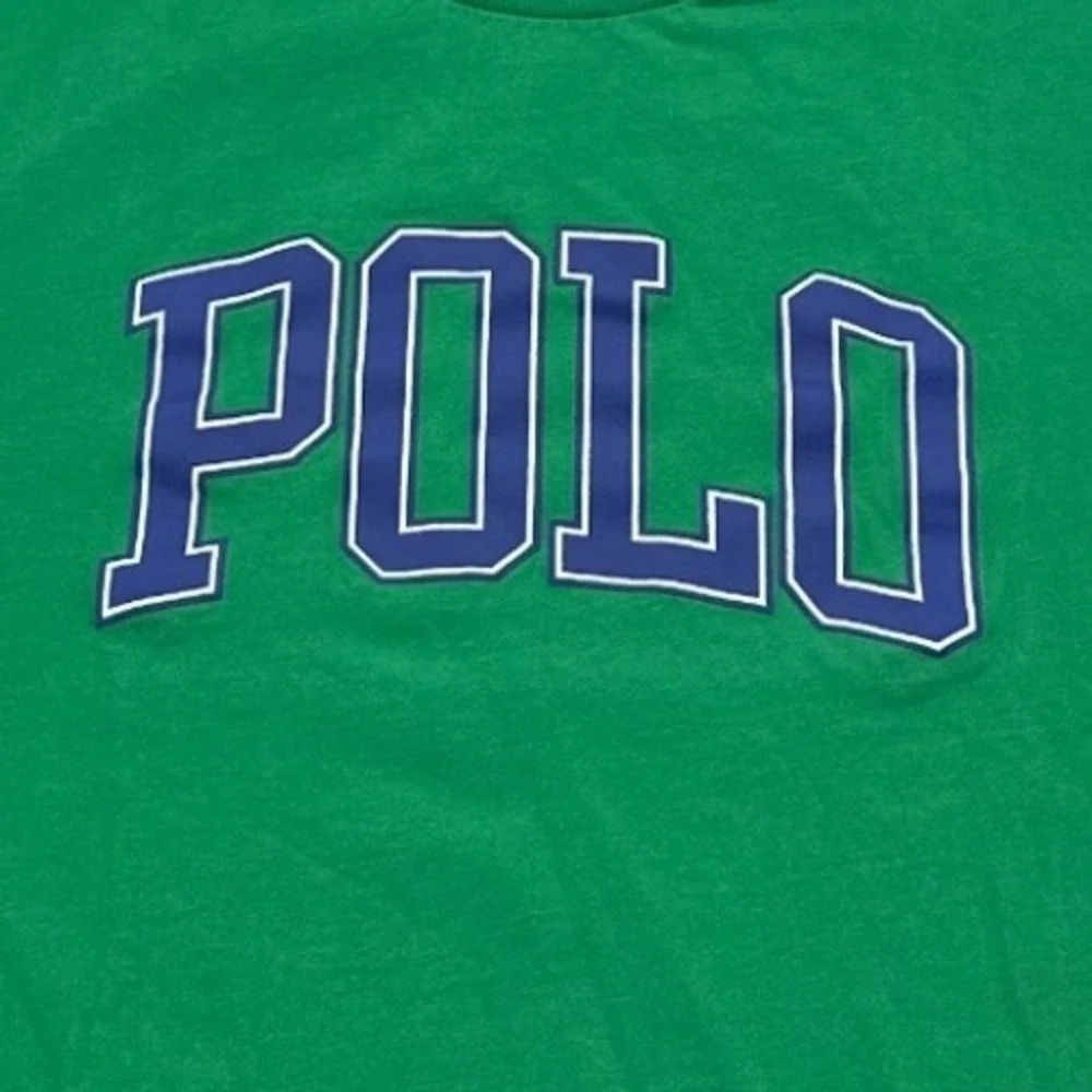 Polo Ralph Lauren Mens T-Shirt XL Green Classic Fit Applique Logo Short Sleeve